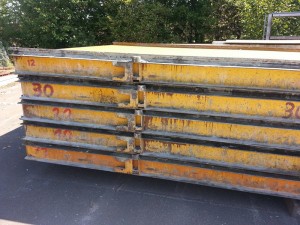 Stahlpaletten für Wandfertigung